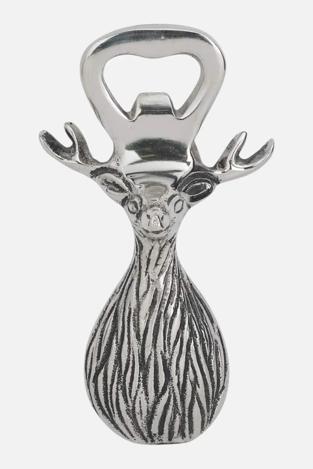 Silver Deer Bust Bottle Opener 1