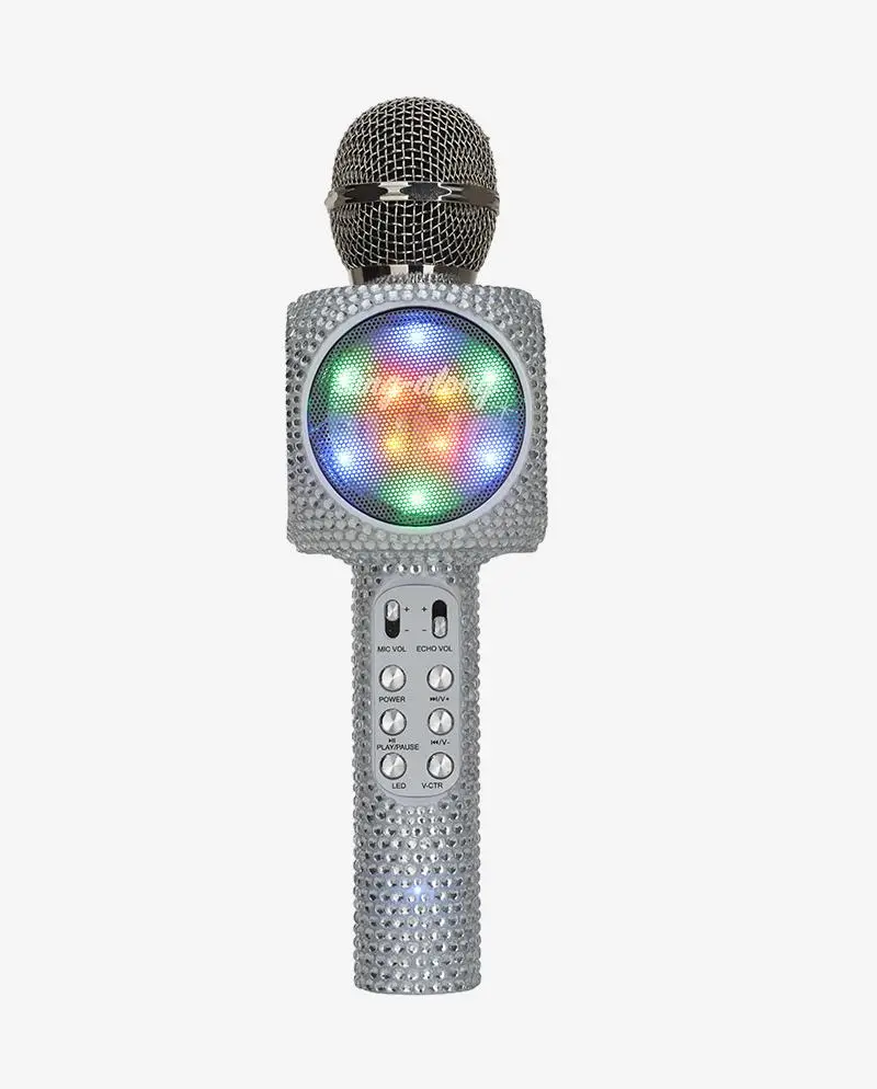 Sing A Long Silver Bling Karaoke Microphone 1