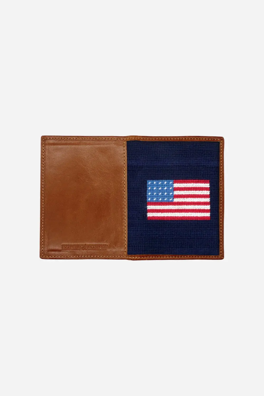 Smathers & Branson American Flag Passport Case (Dark Navy) 2