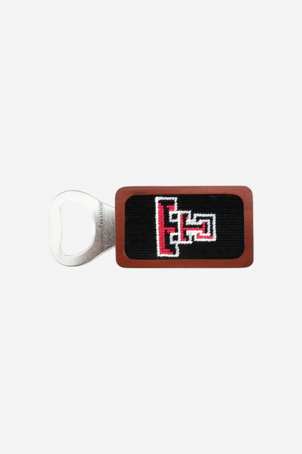 Smathers & Branson Texas Tech Needlepoint Bottle Opener 1