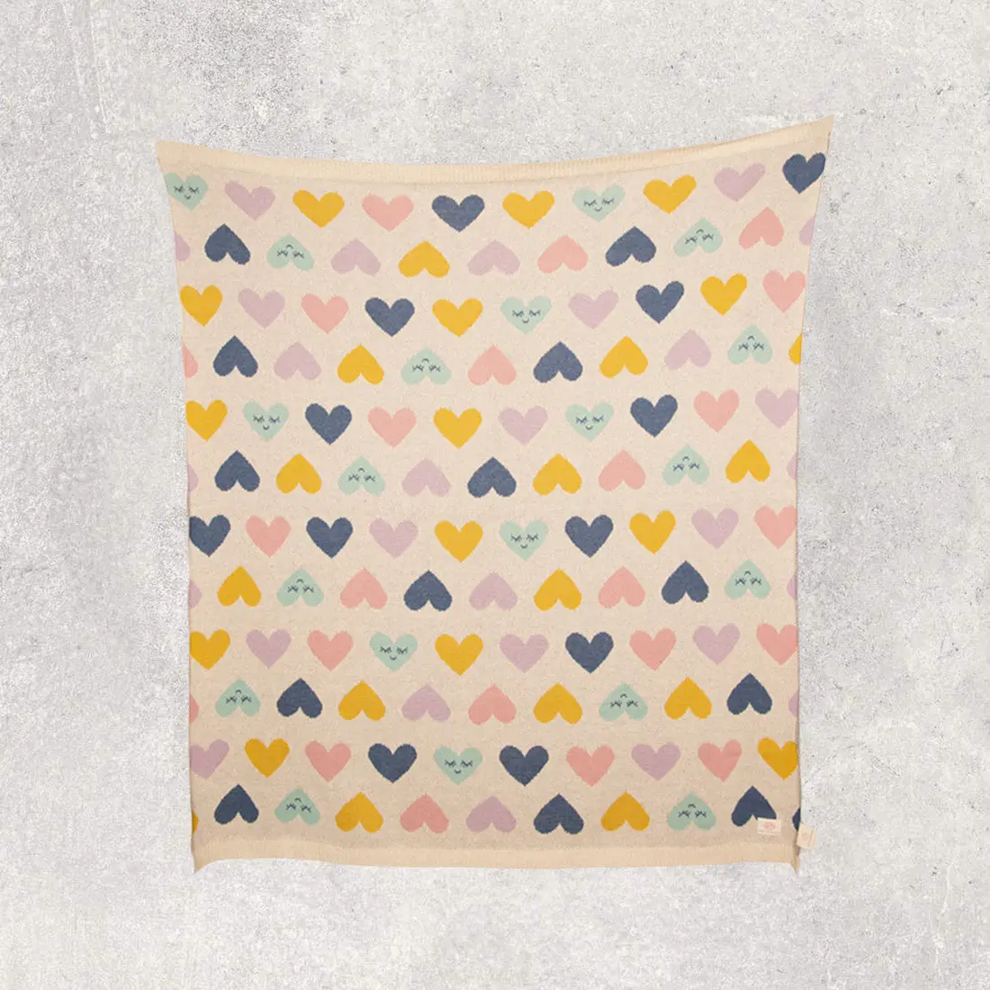 Smiley Hearts In Pink/Yellow 1
