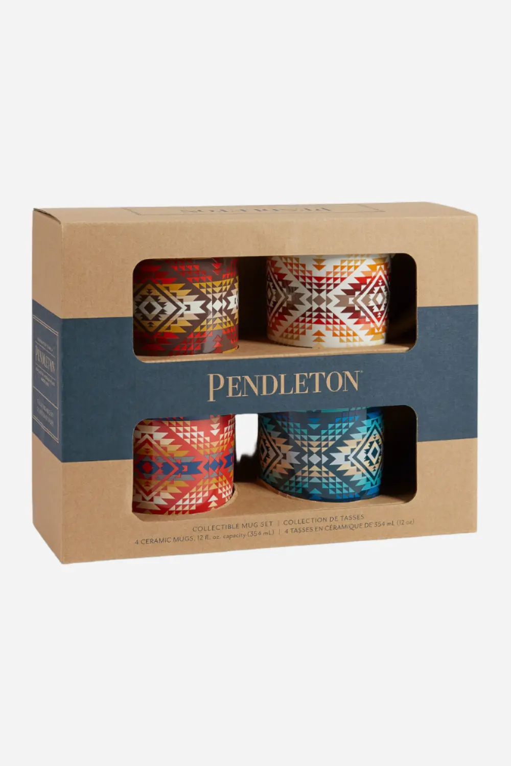Pendleton Woolen Mills Smith Rocks Mugs Collection, Set Of 4 1