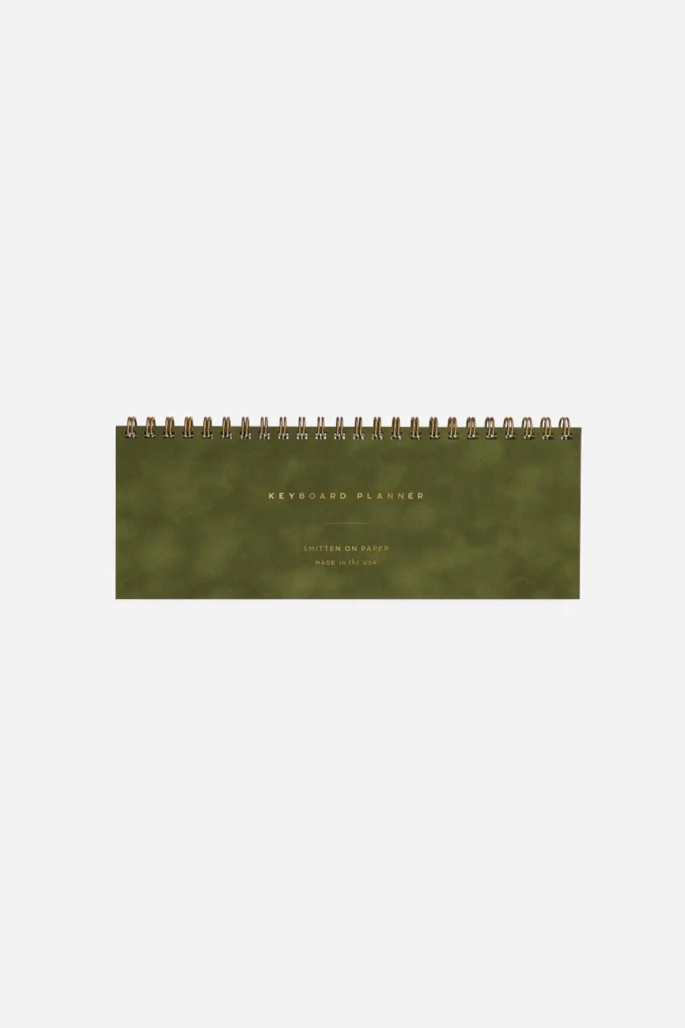 Smitten On Paper Keyboard Planner In Velvet Moss 1