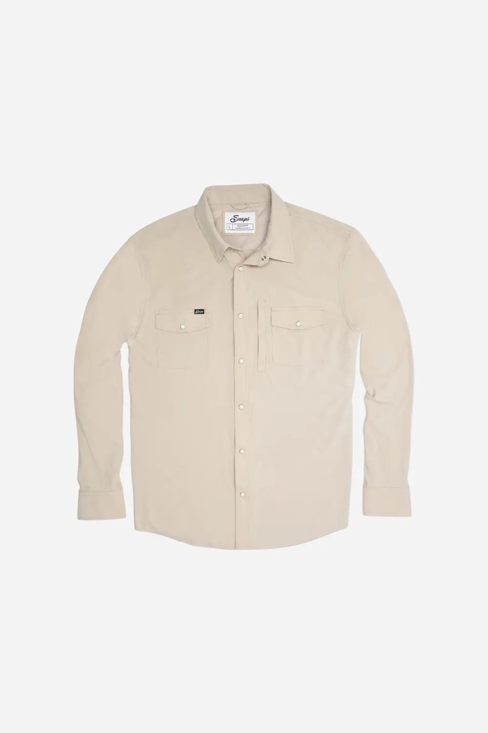 Snaps Clothing Inc. Traveler Long Sleeve In Sand 1