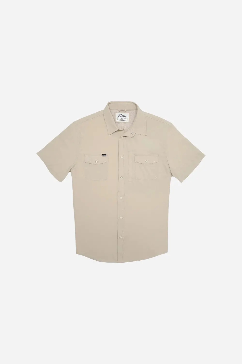 Snaps Clothing Inc. Traveler Short Sleeve In Sand 1