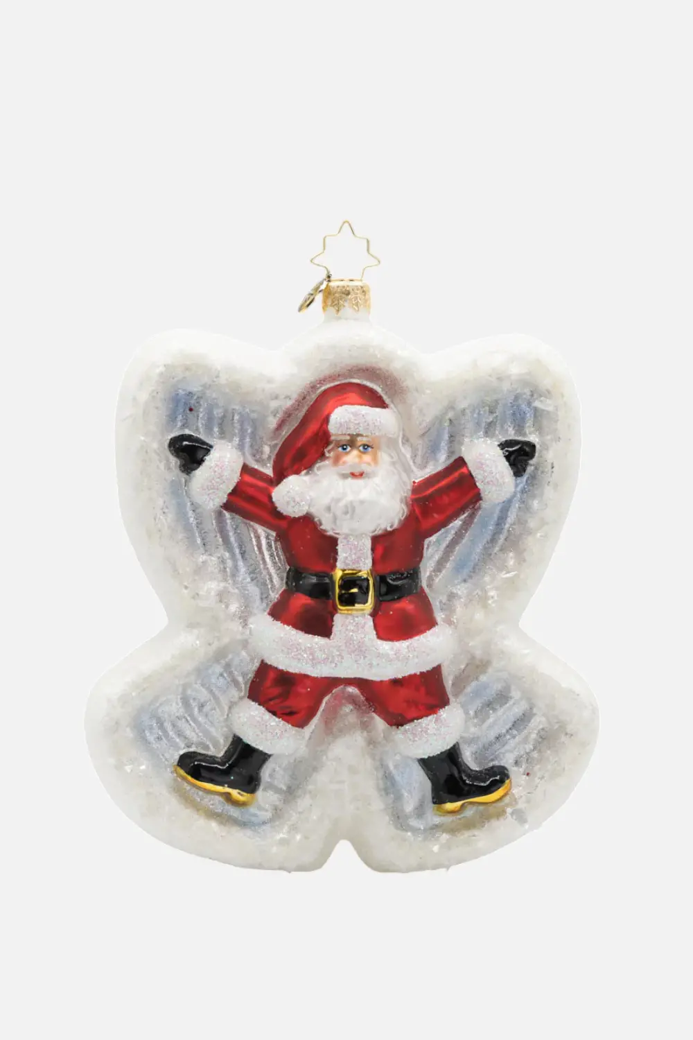 Snow Angel Santa Ornament 1