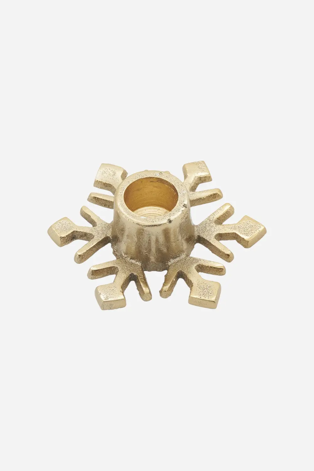 Snowflake Candleholder Set Of 2 1