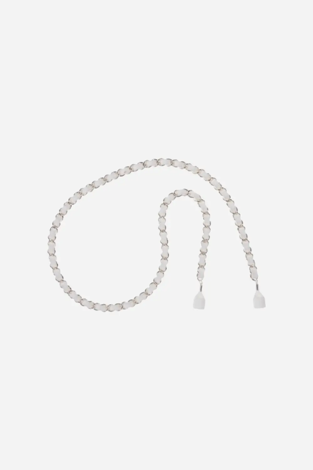 So White Silver Airpod Chain 1