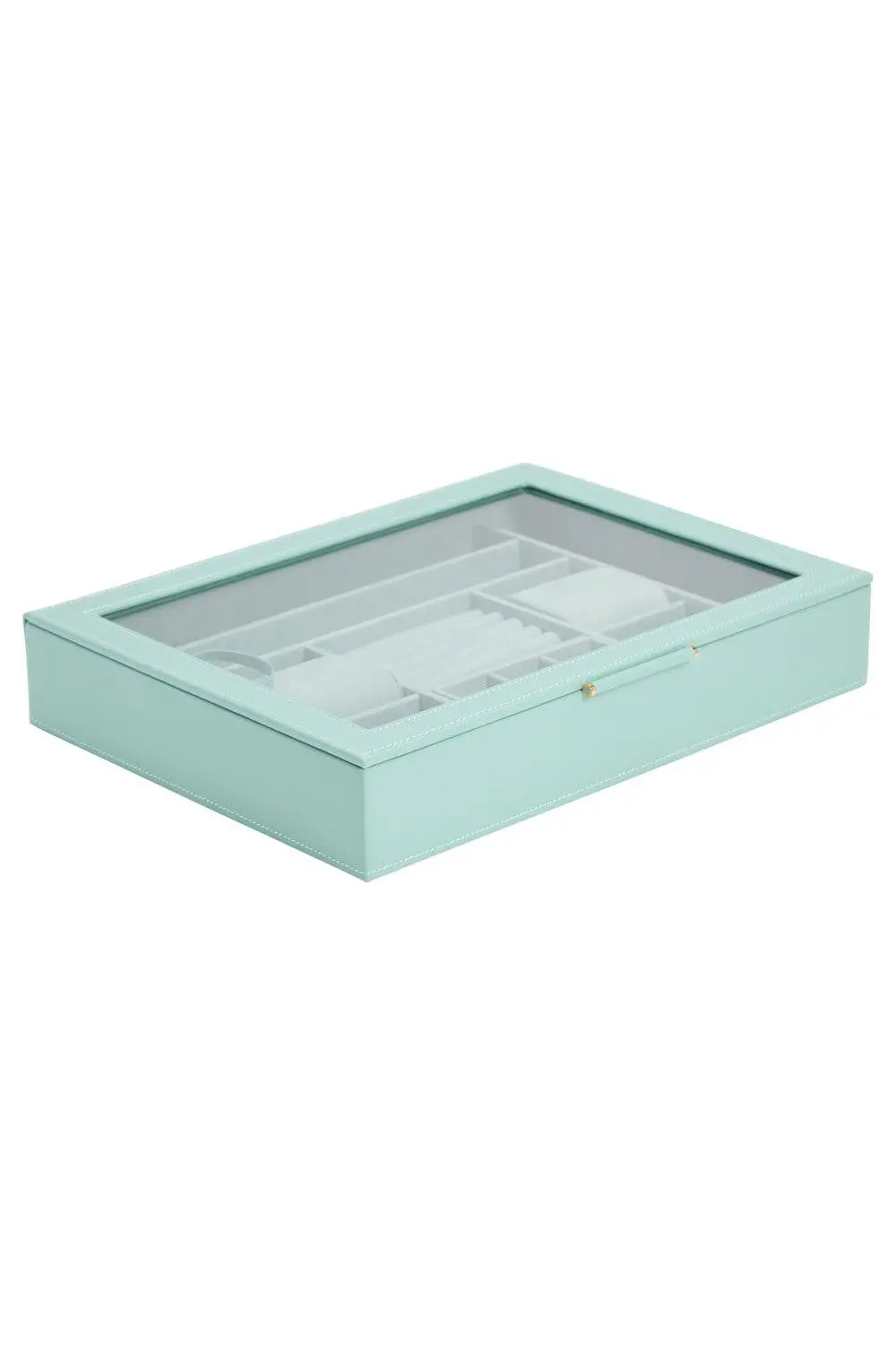 Wolf 1834 Sophia Jewelry Box With Window In Jade 1