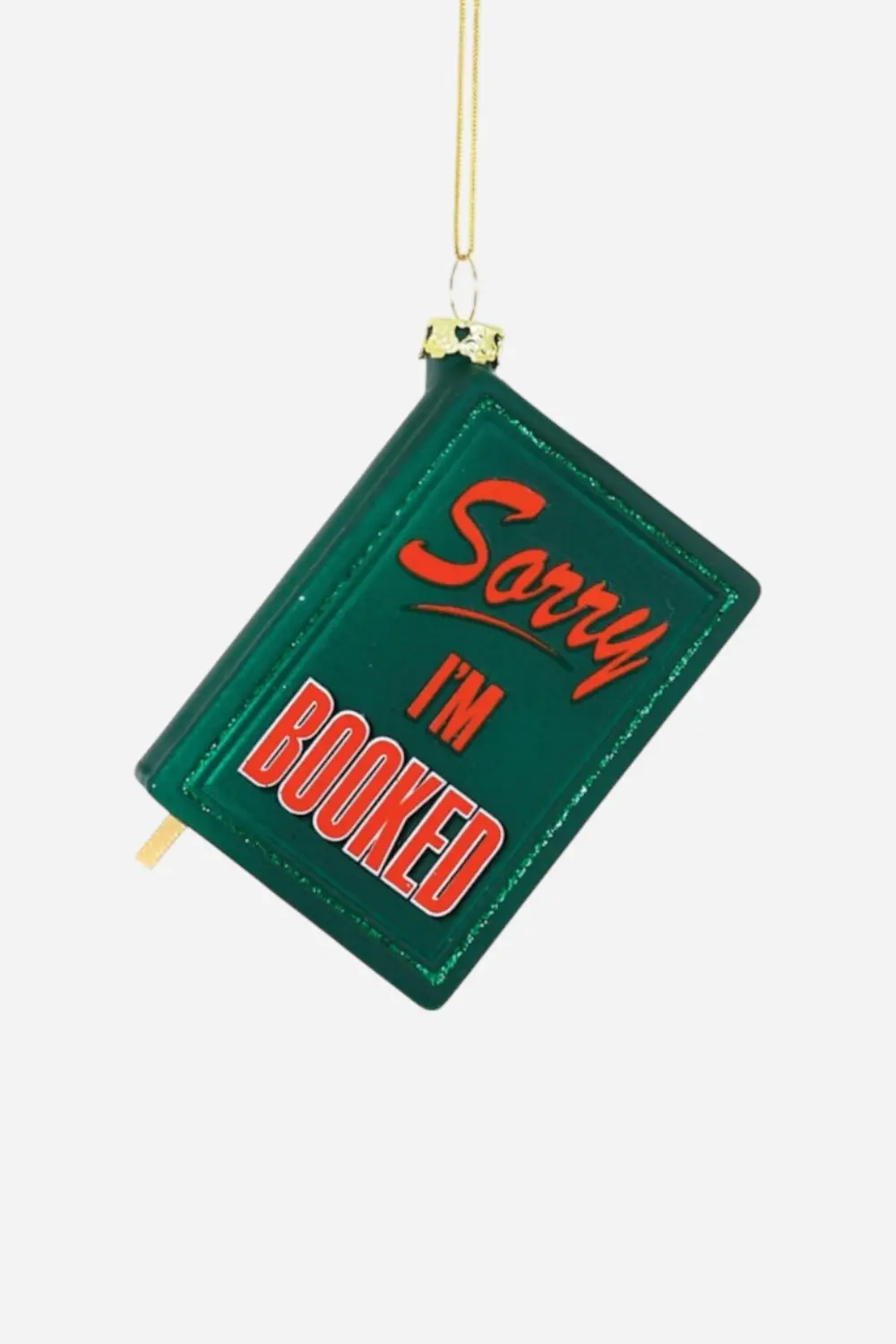 Sorry, I'm Booked Ornament 1