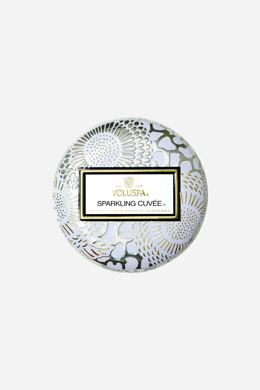 Voluspa Sparkling Cuvée Mini Tin Candle 1