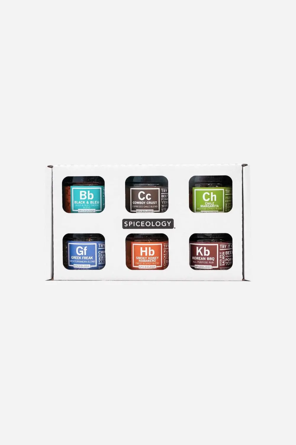 Spiceology Rub Set 6 Pack - Mini Rub Jars 1
