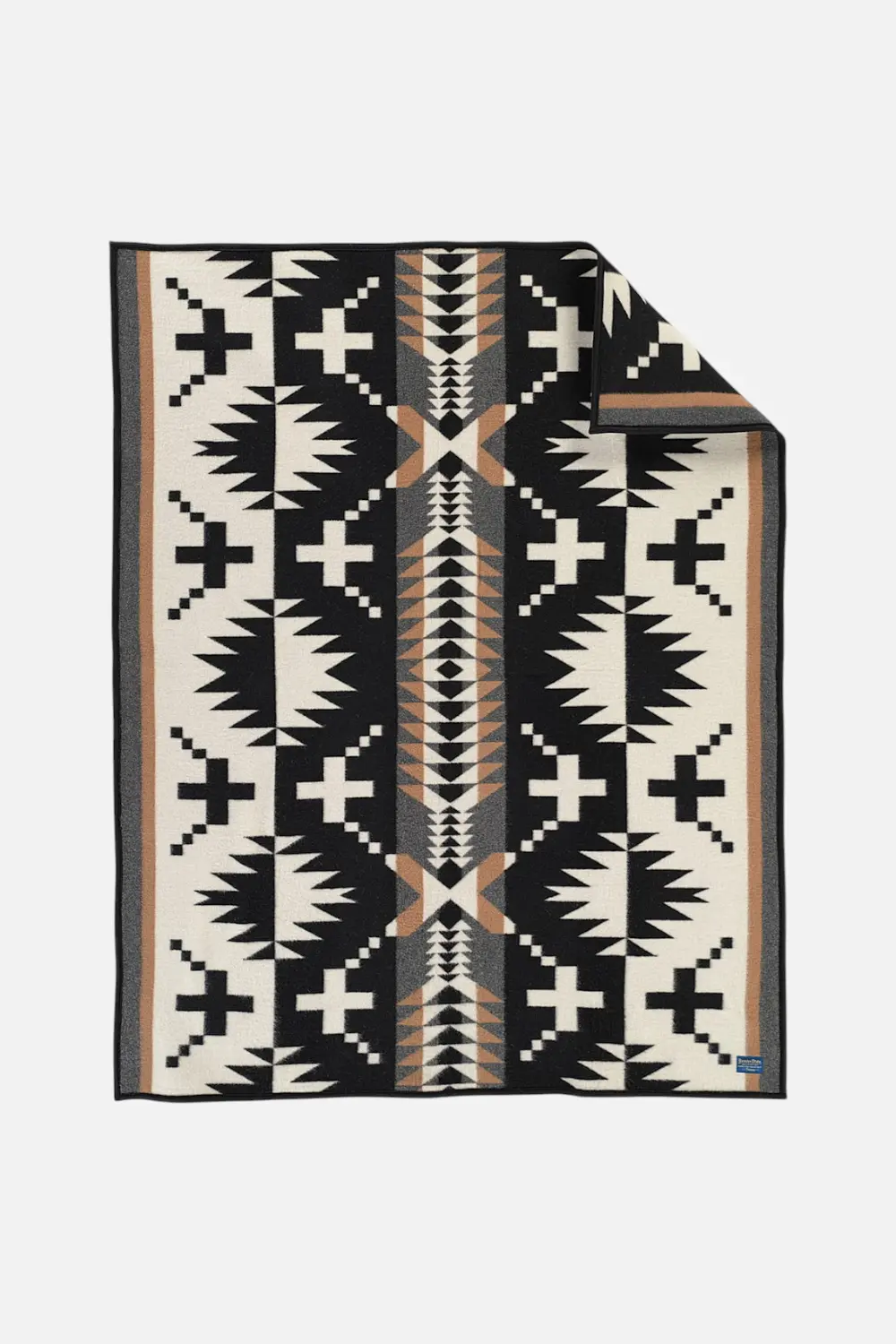 Pendleton Woolen Mils Spider Rock Throw In Black & White 1