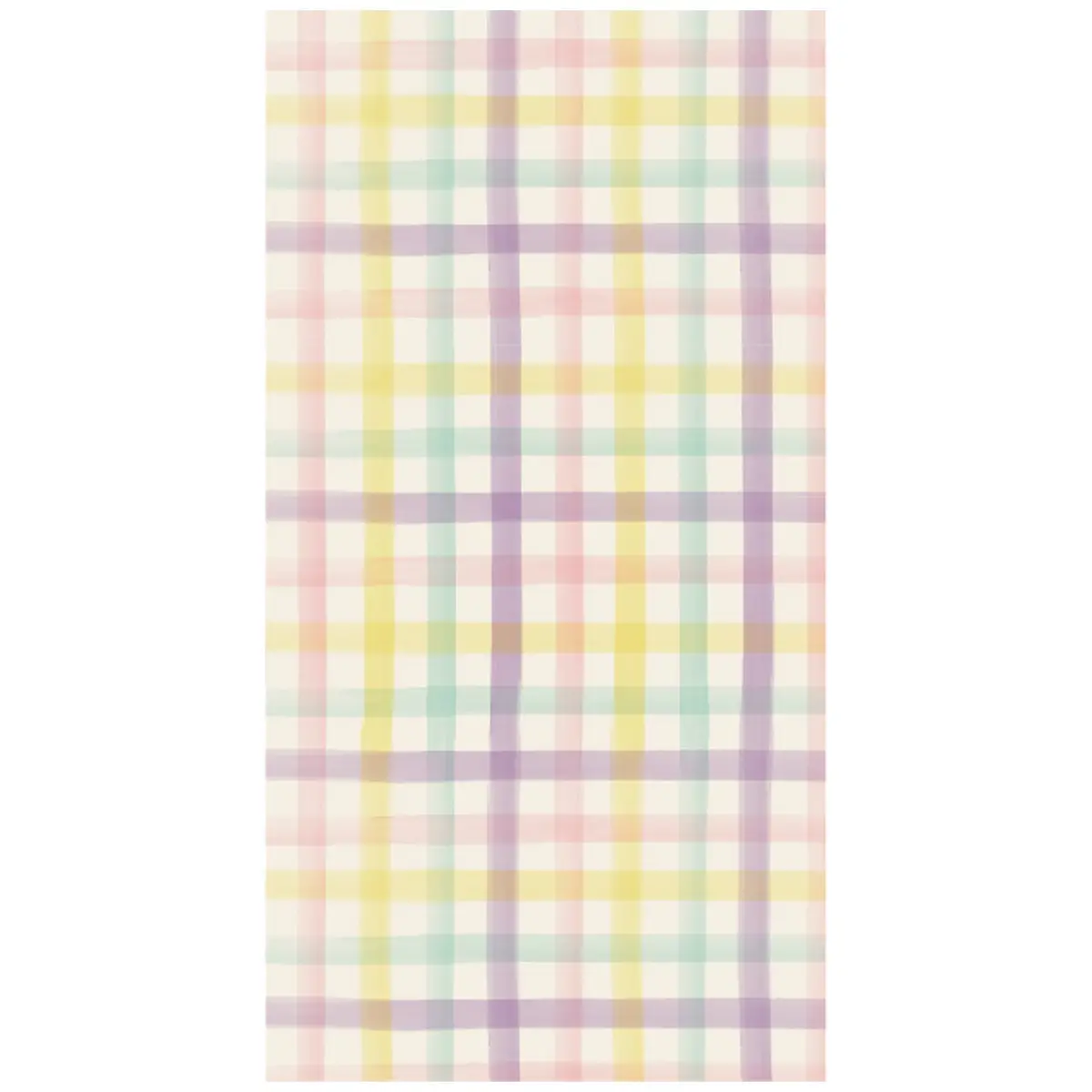 Spring Plaid Guest Napkins - Set Of 16 1