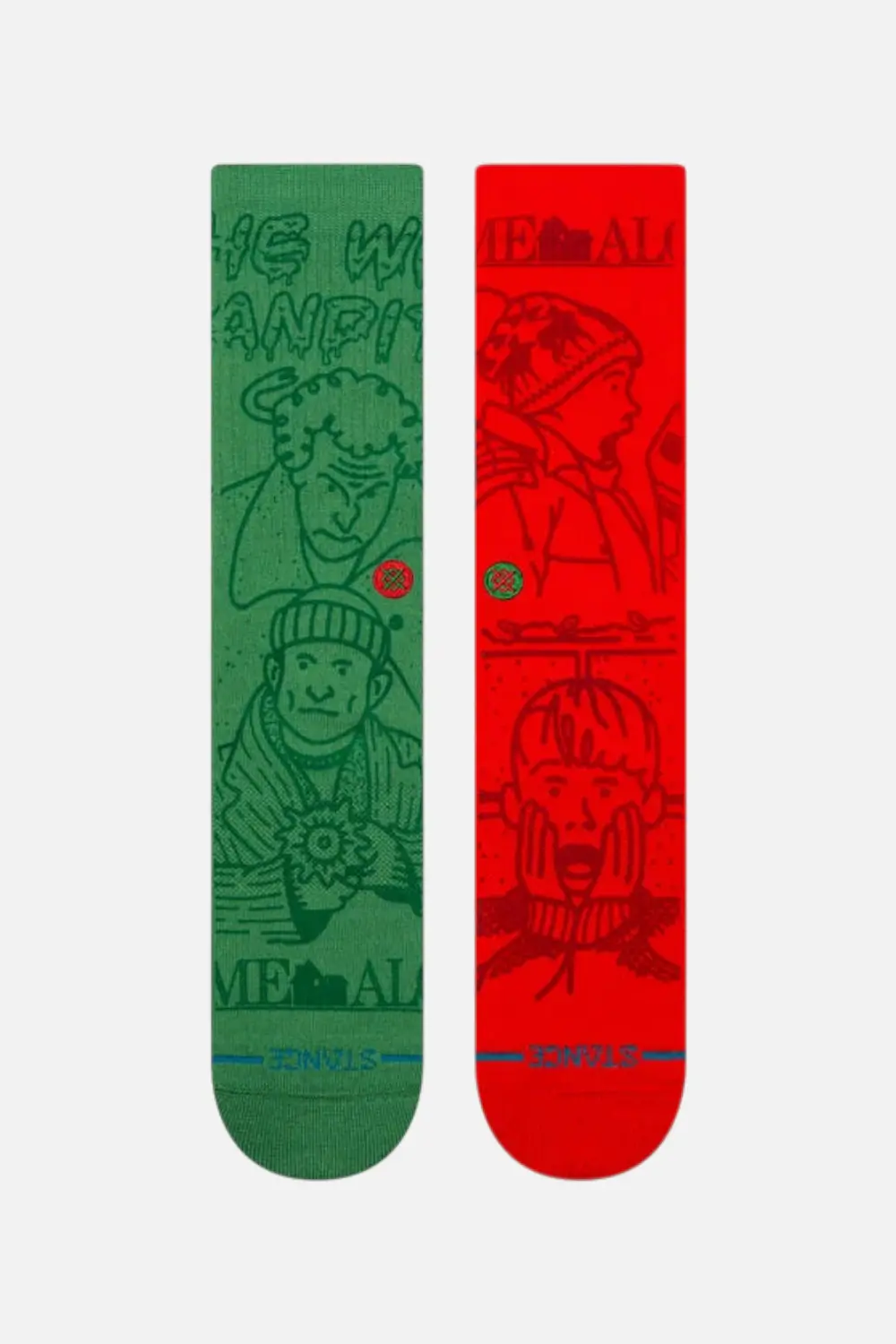 Stance X Home Alone Crew Sock- Large 1