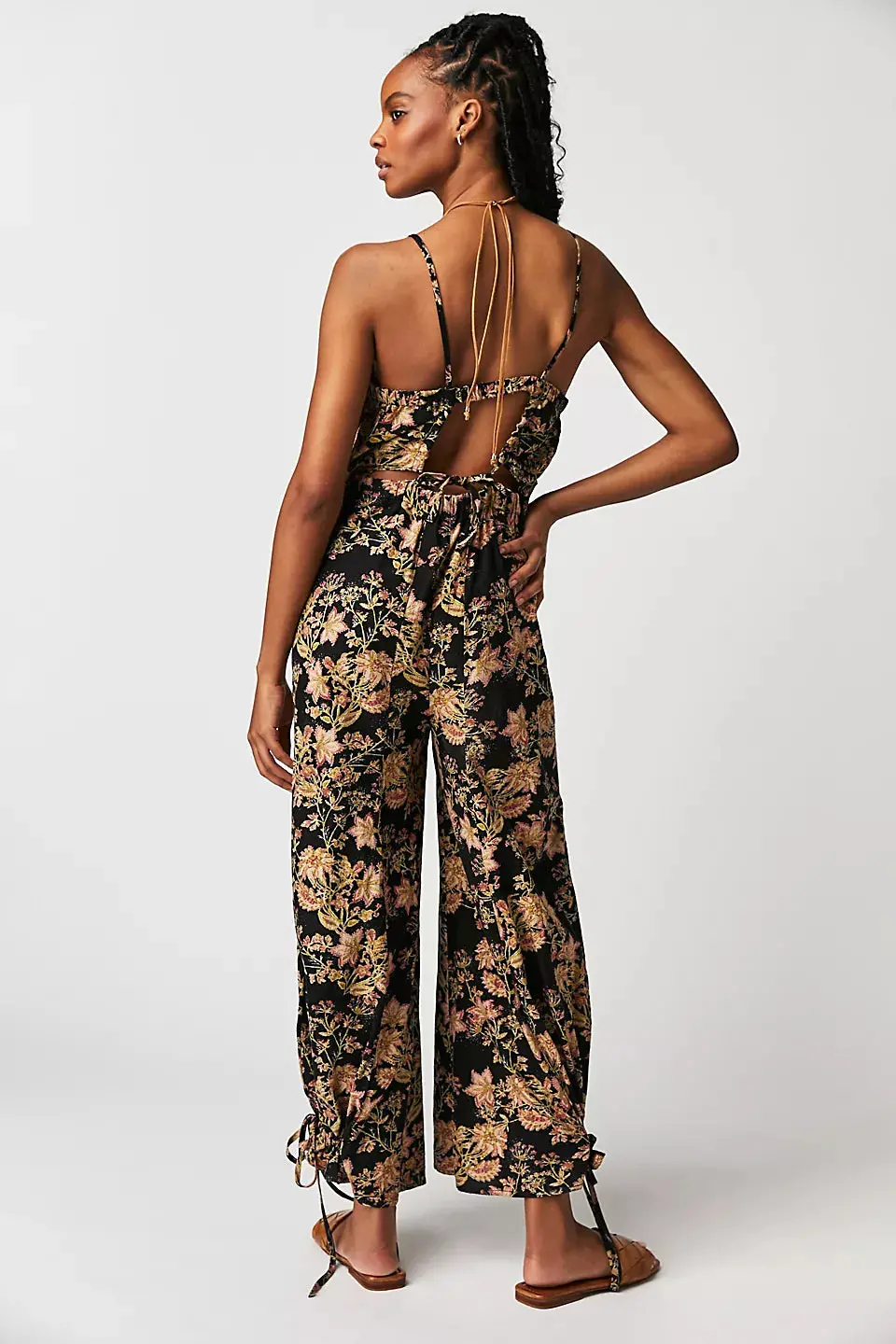 Free People Stand Out Printed One-Piece In Black Combo 2
