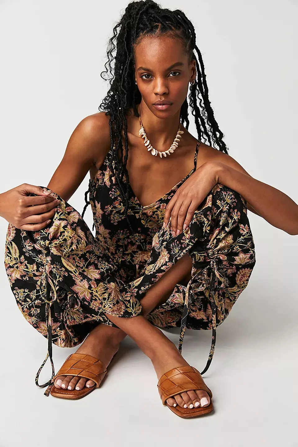 Free People Stand Out Printed One-Piece In Black Combo 3
