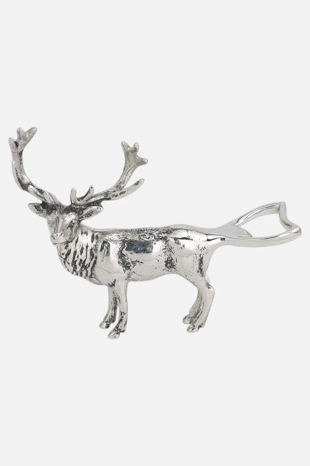 Standing Deer Silver Bottle Opener 1