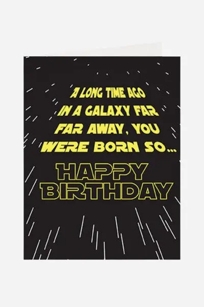 Halfpenny Postage Star Wars Birthday Card 1