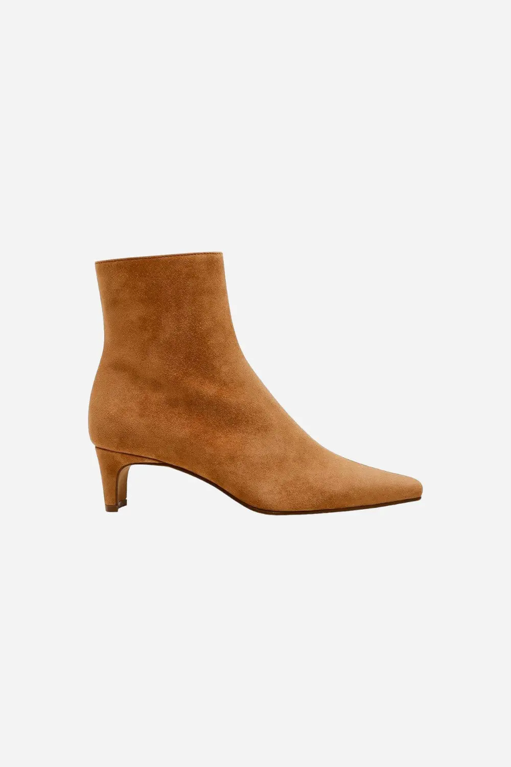 Steve Madden Delvie Ankle Boot In Chestnut Suede 1