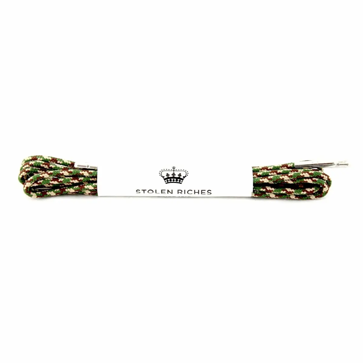 Stolen Riches Dress Laces In Camo Green 1
