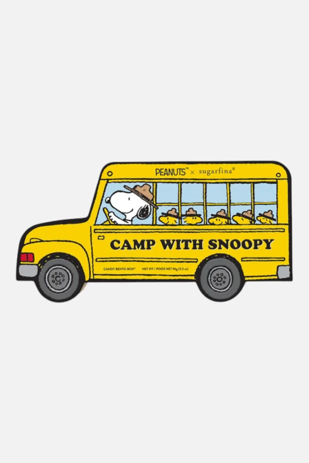 Sugarfina X Peanuts Camp With Snoopy 2 Piece Candy Bento Box 1