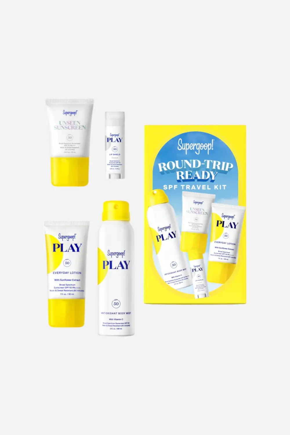 Supergoop Round Trip Ready Spf Travel Kit 1