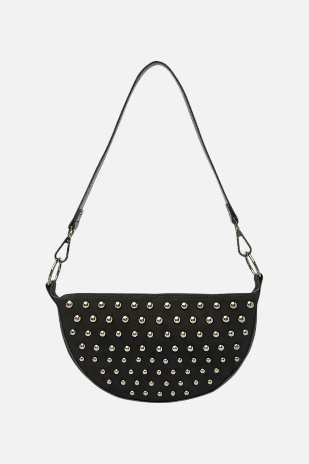 Think Royln Superstar Black Handbag With Silver Studs 1