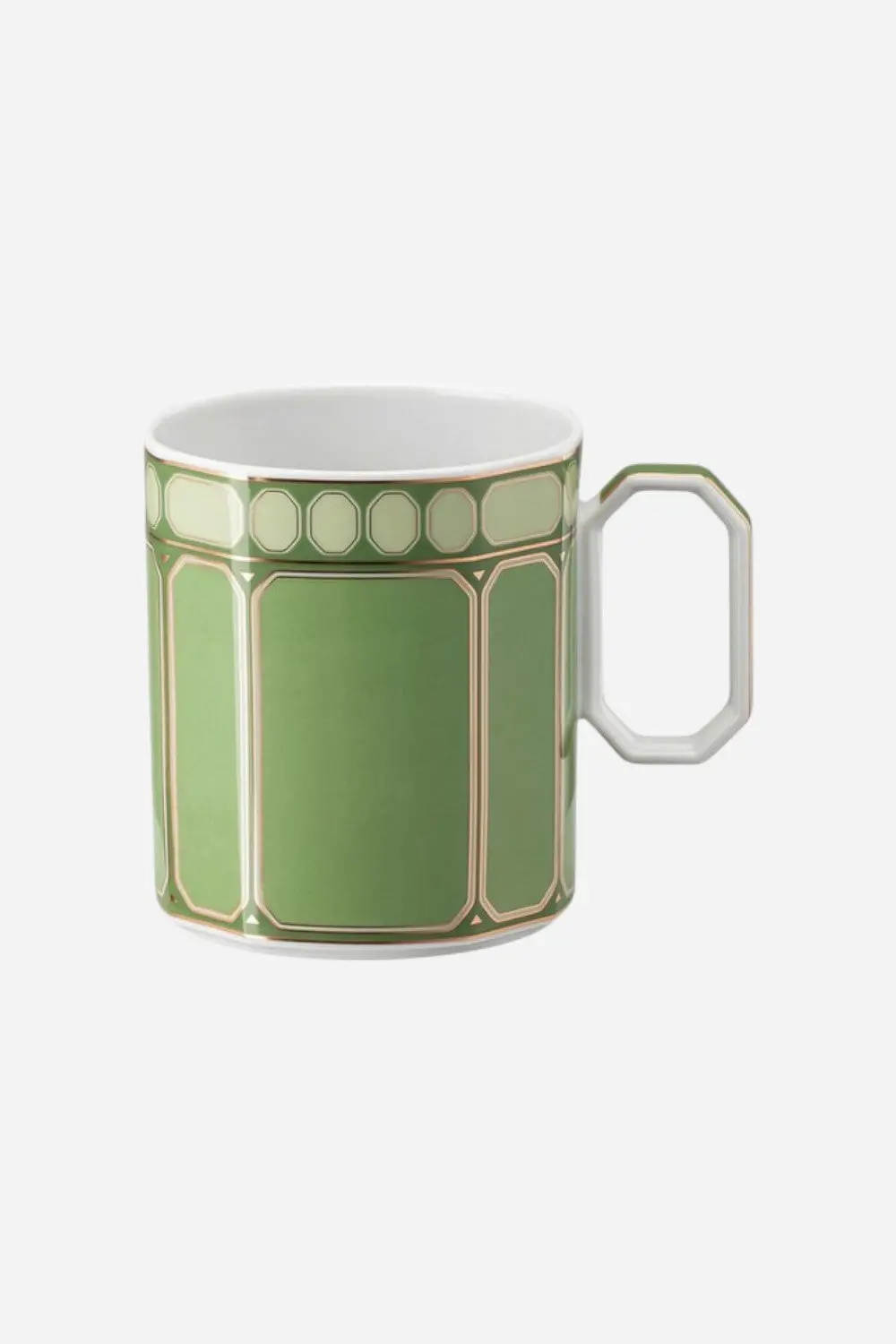 Rosenthal Swarovski Mug In Fern Green 1