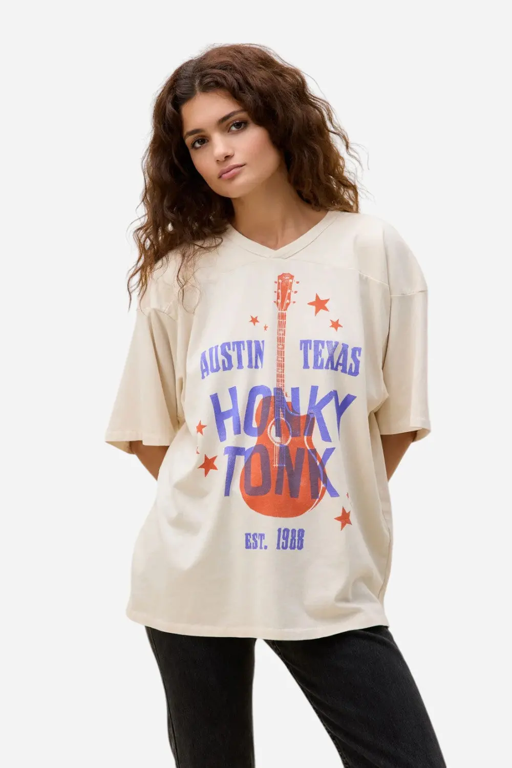 Daydreamer La Austin Honky Tonk Oversized Jersey Tee 1