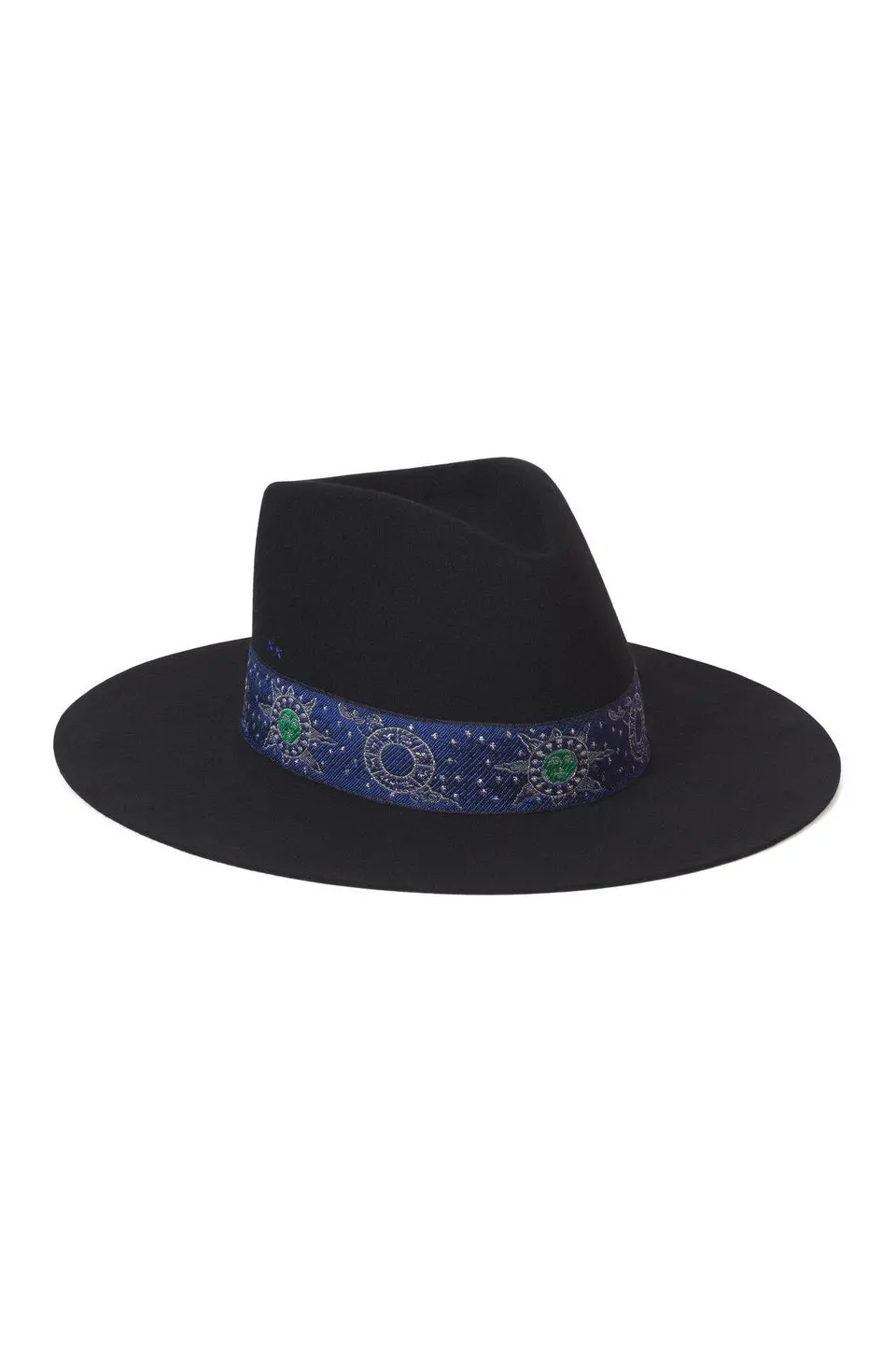 Lack Of Color Benson Tri Zodiac Hat In Black 1