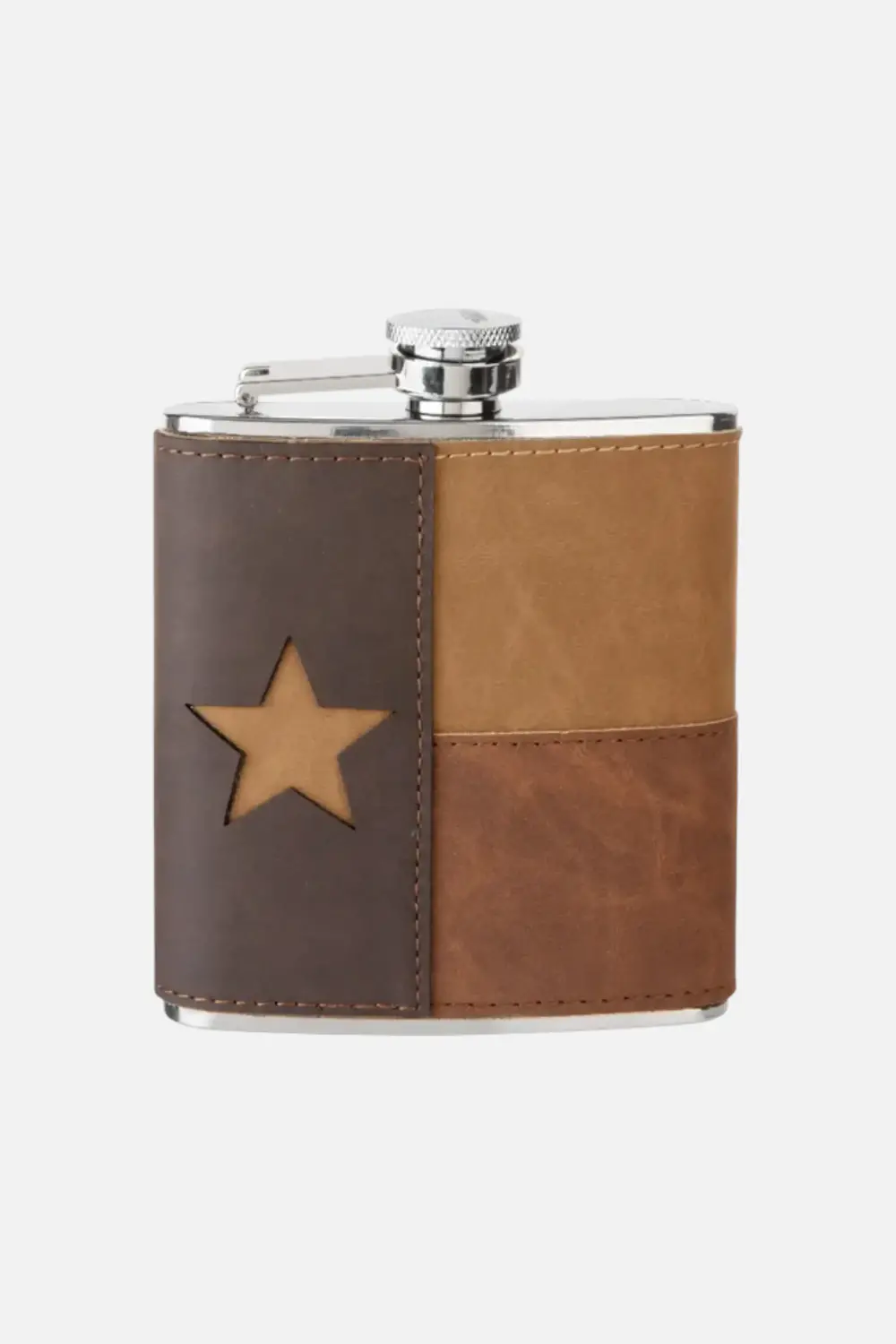 Foster & Rye Tx Leather Flask 1