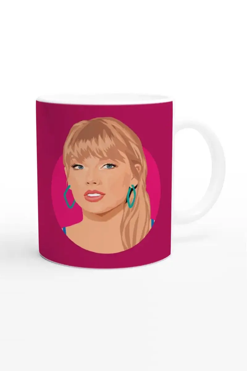 Taylor Swift Mug In Pink 1
