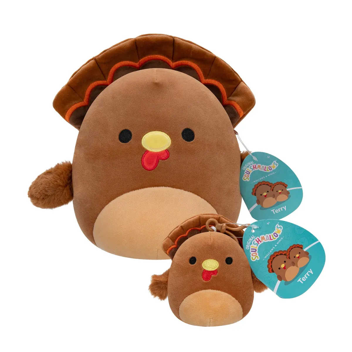 8-Inch And 3.5-Inch Terry The Turkey 2-Pack 1