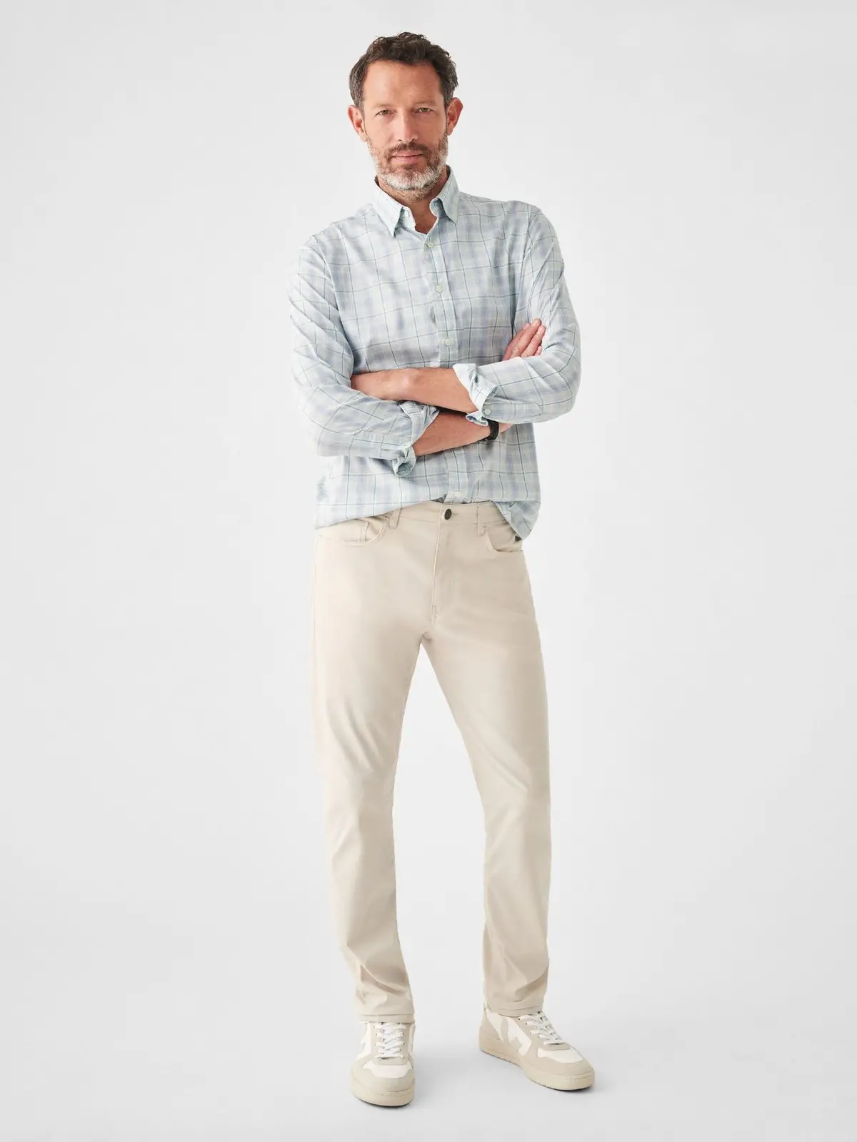 Faherty The Movement Shirt In Beach Cove Plaid 3