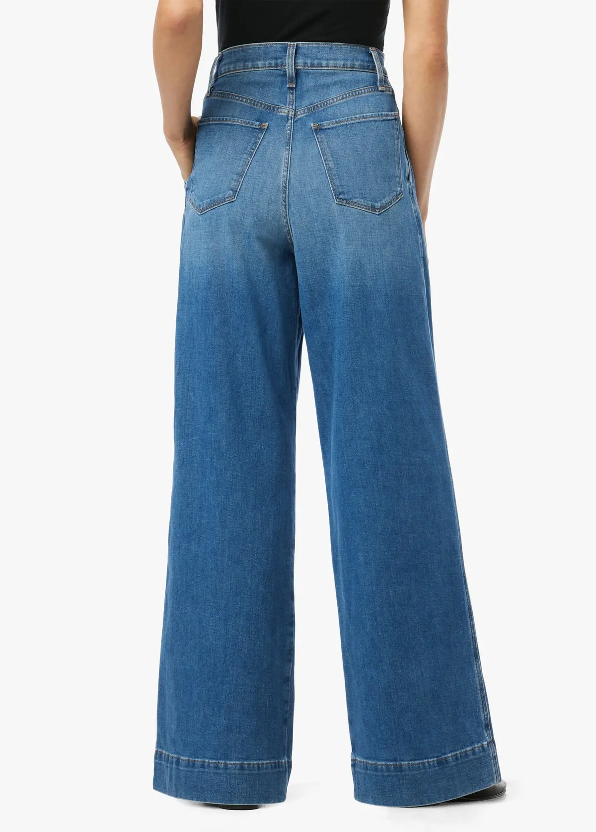 Joes Jeans The Pleated High Rise Denim Trousers In Awake 3