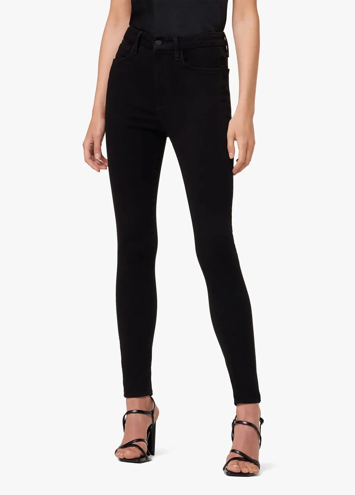 Joes Jeans The Snapback Hi Honey Skinny Jeans,  Black 1