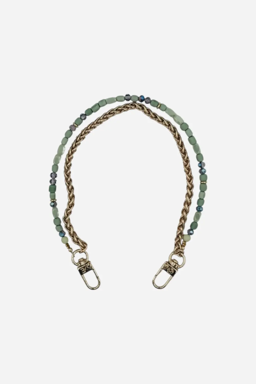 The Caep Clover Phone Wristlet With Gold Round Chain 1