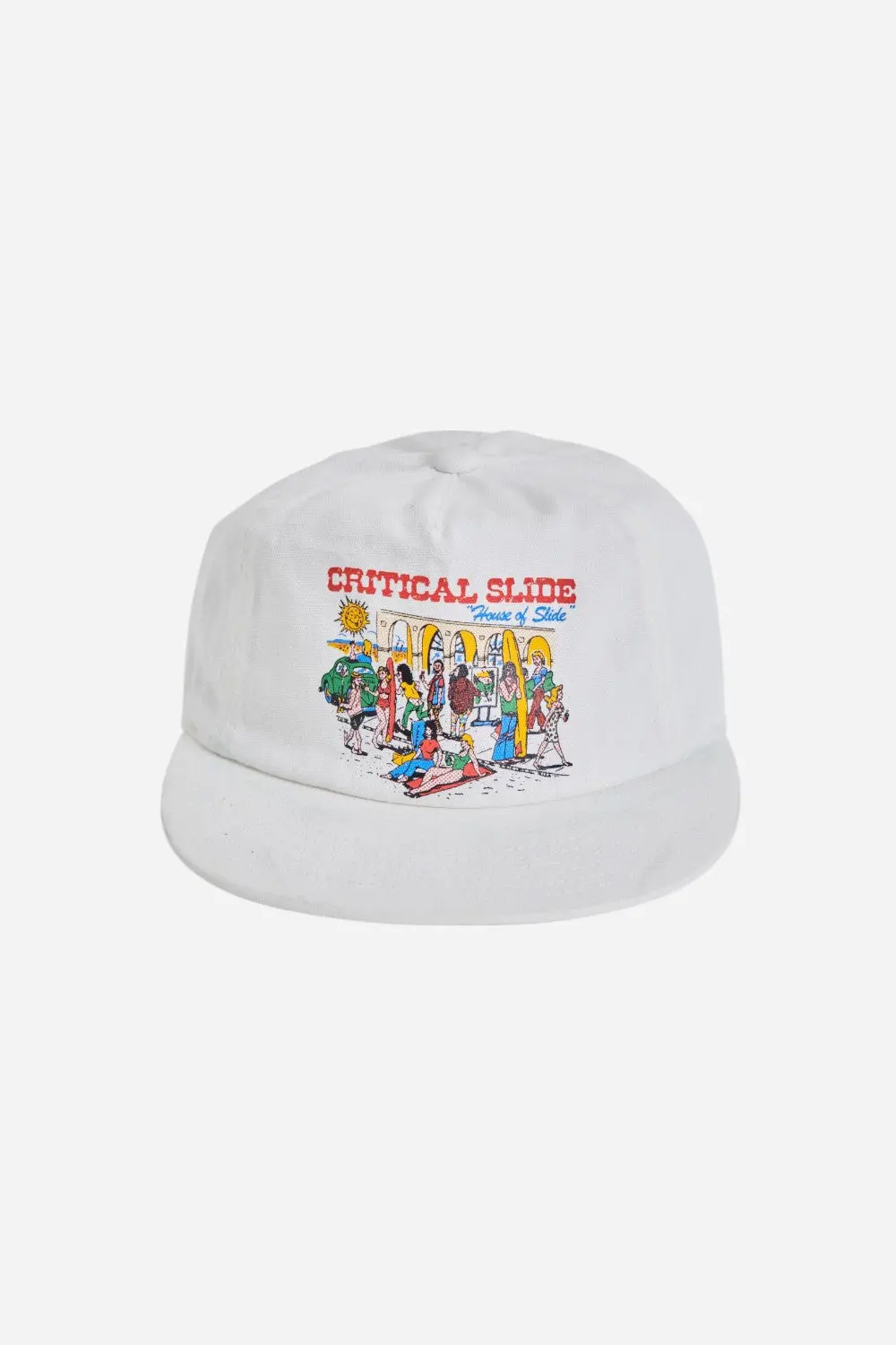 The Critical Slide Society Pavilion Cap In White 1