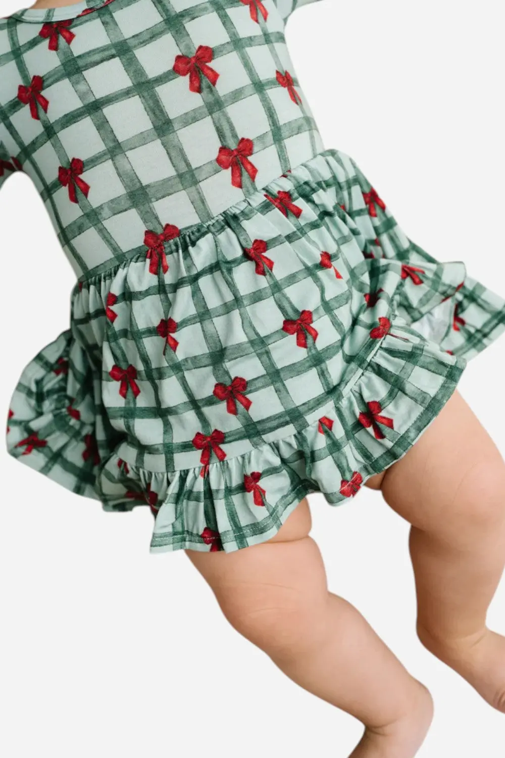 The Little One Shop Gift Wrapped Bodysuit Bamboo Dress 4