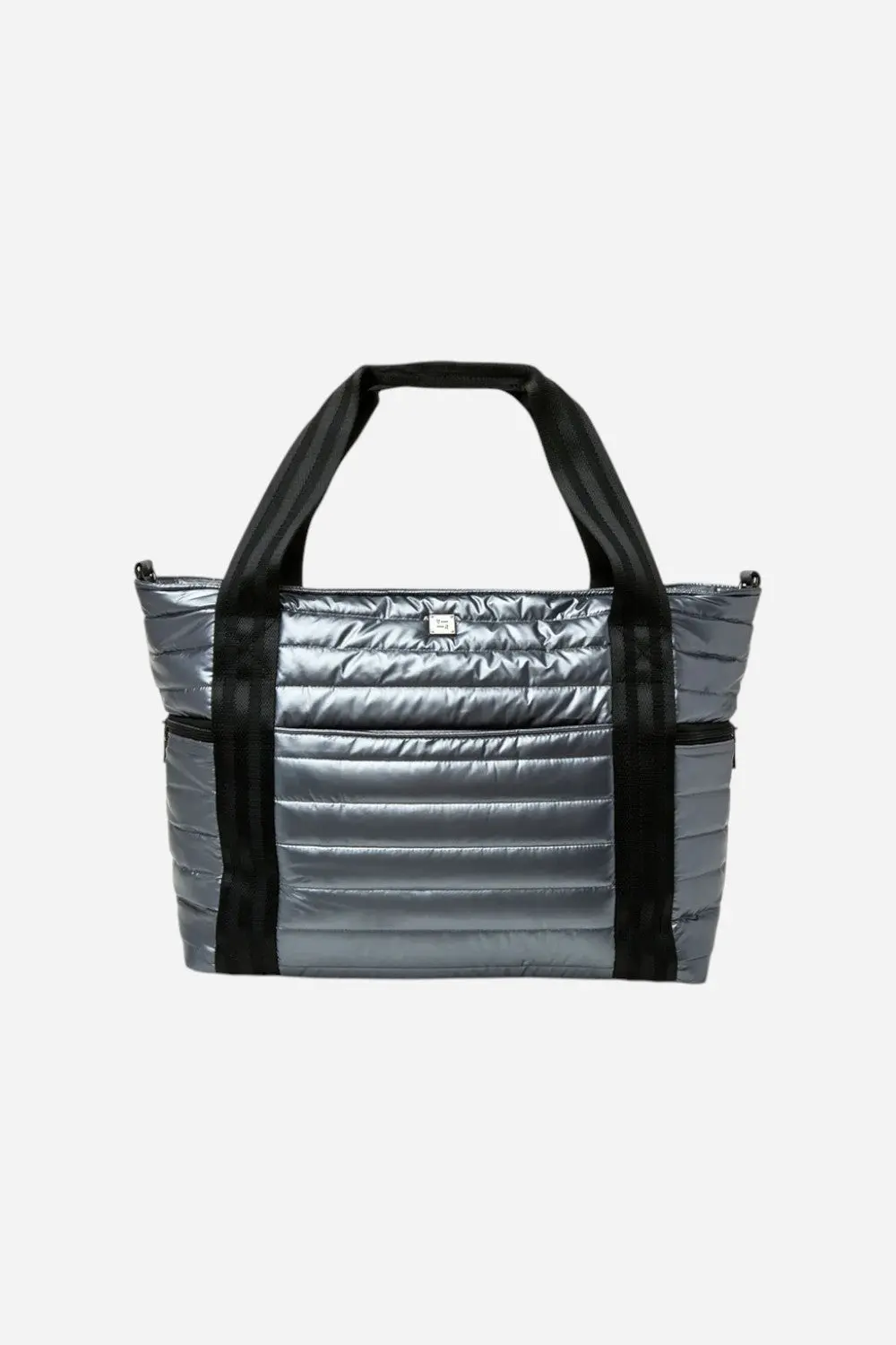Think Royln Jetset Wingman Tote In Pearl Pewter 1