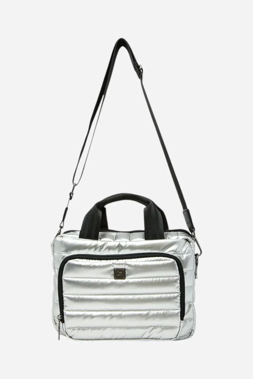Think Royln Stowaway Toiletry Case In Pearl Silver 1