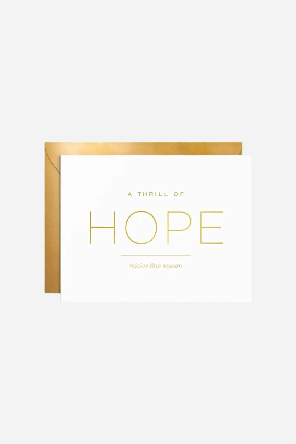 Thrill Of Hope Holiday Greeting Card 1
