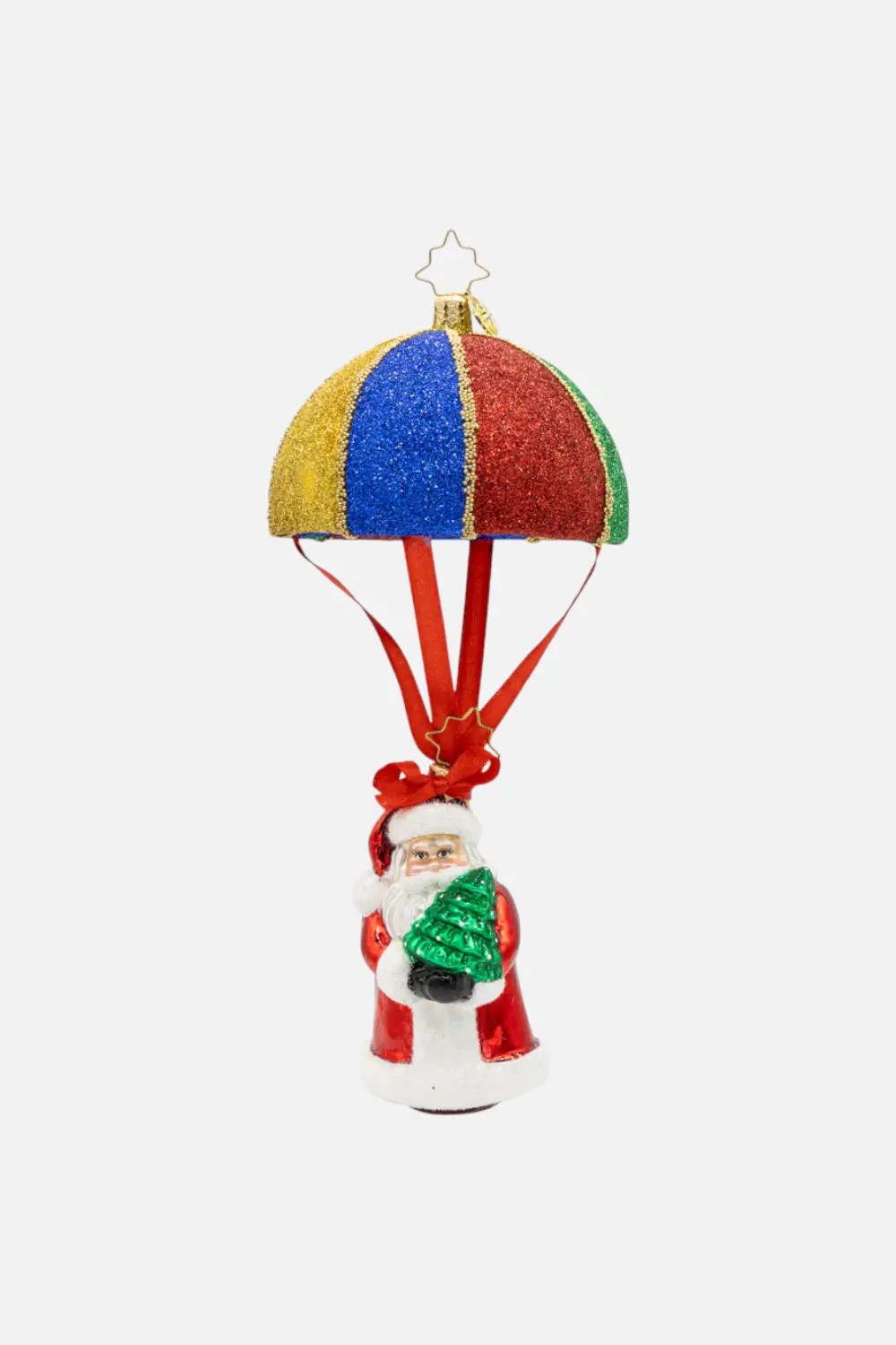 Tidings From Above Santa Ornament 1