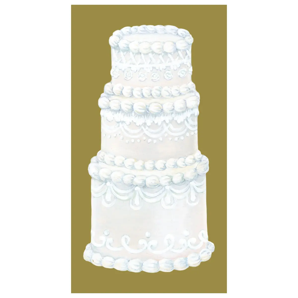 Tiered Cake Guest Napkins - Set Of 16 1