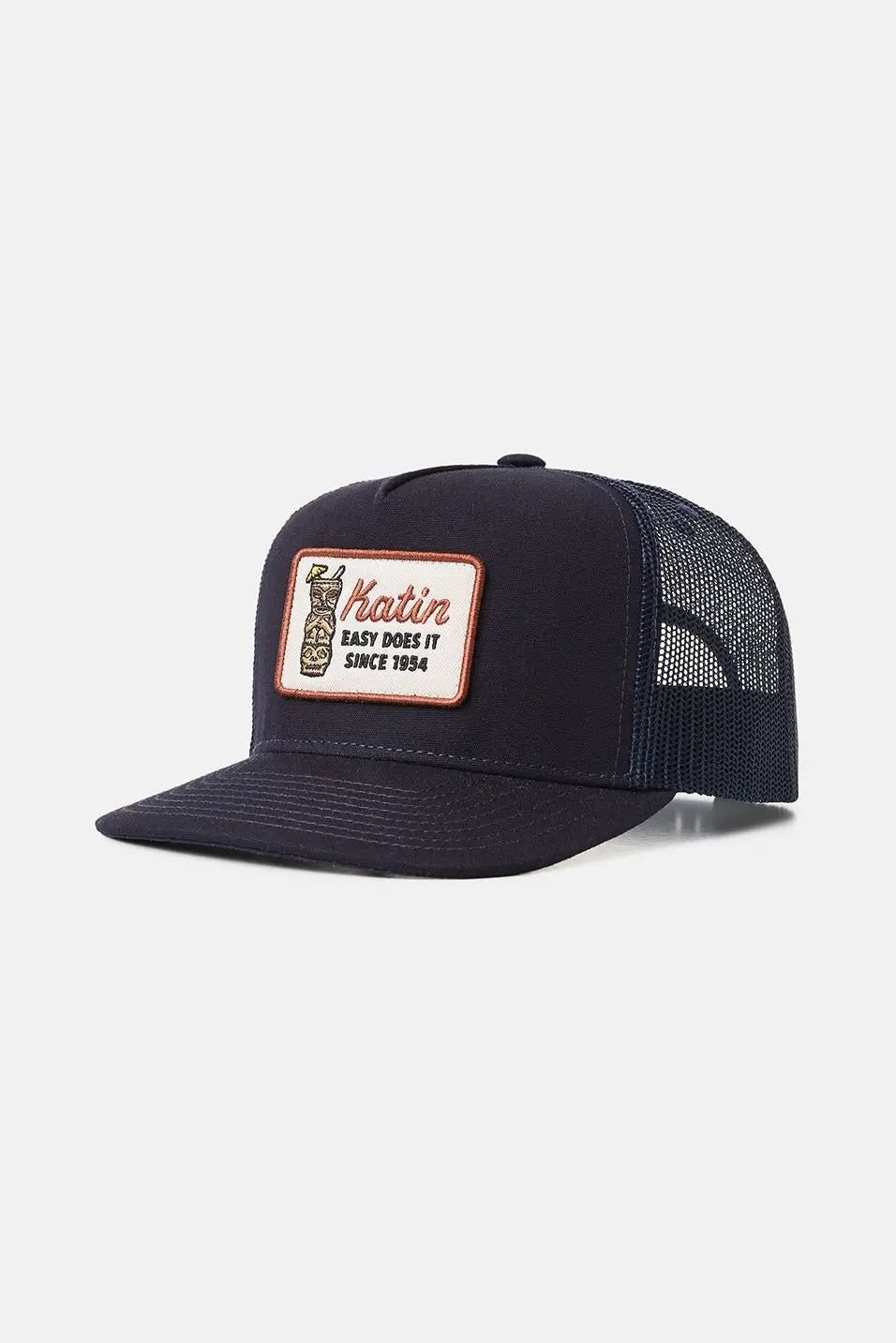 Katin Tiki Trucker Hat In Navy 1