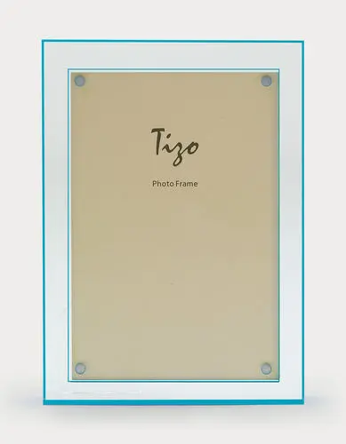 Tizo 4X6 Lucite Frame With Turquoise Border 1