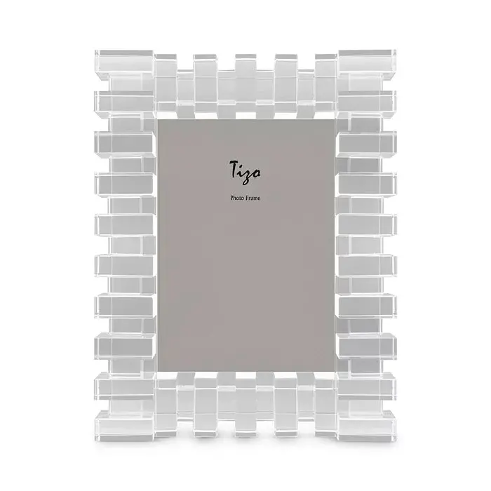 Clear Block Crystal Glass Picture Frame 1