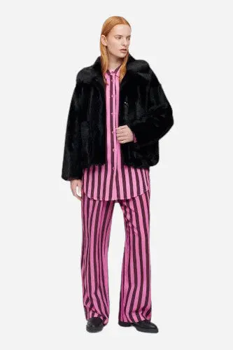 Jakke Traci Mink Coat In Black 1