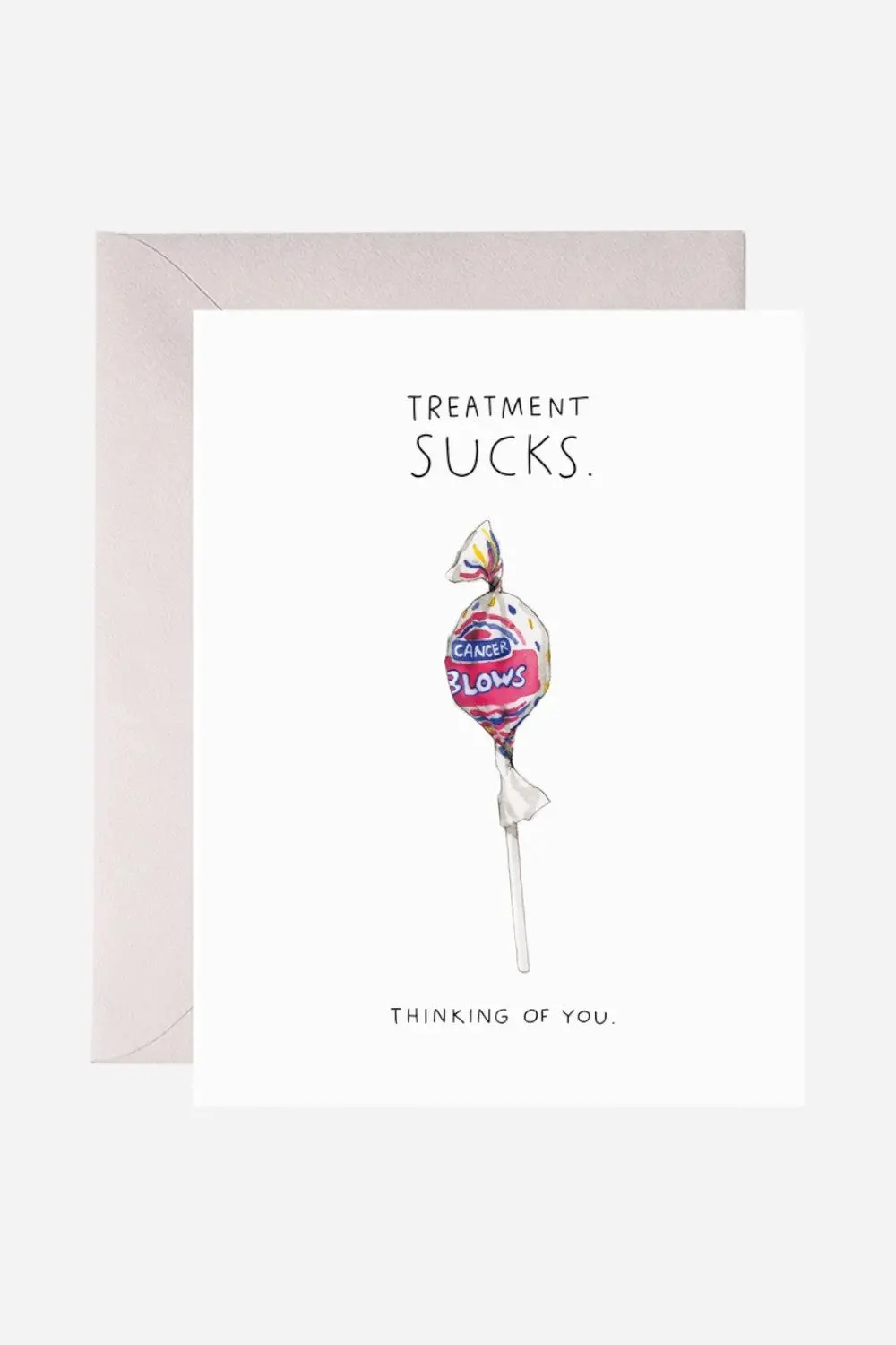 Treatment Sucks | Thinking Of You Greeting Card 1